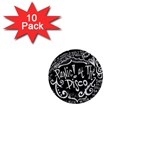 Panic ! At The Disco Lyric Quotes 1  Mini Button (10 pack) 