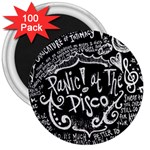 Panic ! At The Disco Lyric Quotes 3  Magnet (100 pack)