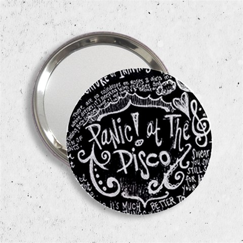 Panic ! At The Disco Lyric Quotes 2.25  Handbag Mirror from ArtsNow.com Front