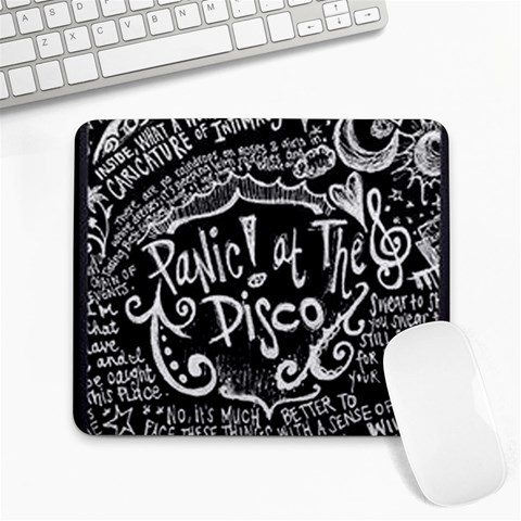 Panic ! At The Disco Lyric Quotes Large Mousepad from ArtsNow.com Front