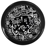 Panic ! At The Disco Lyric Quotes Wall Clock (Black)