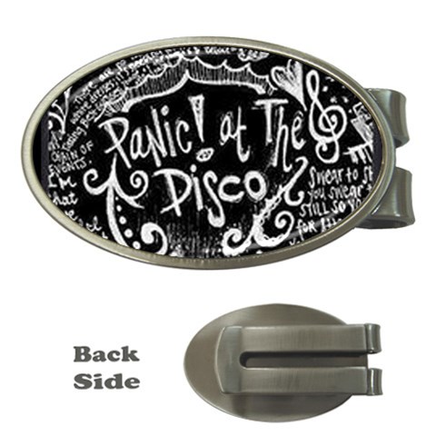 Panic ! At The Disco Lyric Quotes Money Clip (Oval) from ArtsNow.com Front
