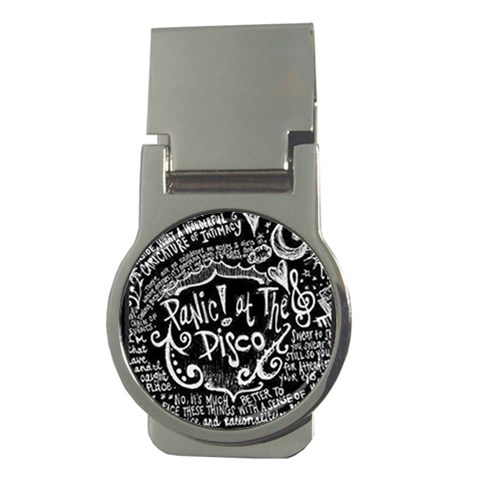 Panic ! At The Disco Lyric Quotes Money Clip (Round) from ArtsNow.com Front