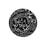 Panic ! At The Disco Lyric Quotes Magnet 3  (Round)