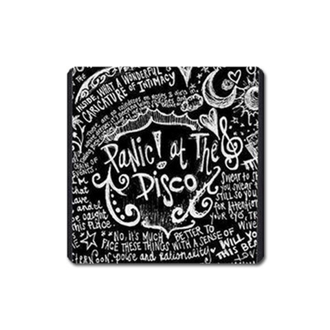 Panic ! At The Disco Lyric Quotes Magnet (Square) from ArtsNow.com Front