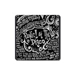 Panic ! At The Disco Lyric Quotes Magnet (Square)