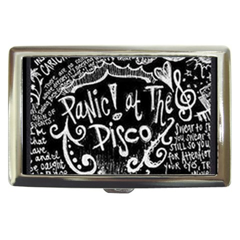 Panic ! At The Disco Lyric Quotes Cigarette Money Case from ArtsNow.com Front