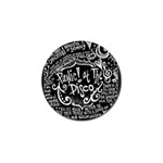 Panic ! At The Disco Lyric Quotes Golf Ball Marker (4 pack)