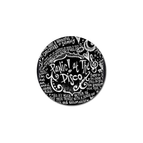 Panic ! At The Disco Lyric Quotes Golf Ball Marker (10 pack) from ArtsNow.com Front