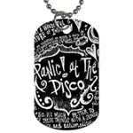 Panic ! At The Disco Lyric Quotes Dog Tag (Two Sides)