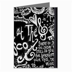 Panic ! At The Disco Lyric Quotes Greeting Card from ArtsNow.com Left
