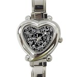 Panic ! At The Disco Lyric Quotes Heart Italian Charm Watch