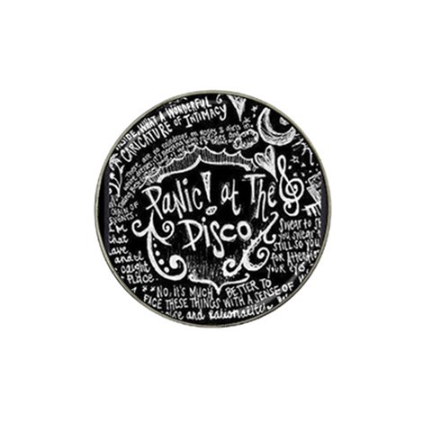 Panic ! At The Disco Lyric Quotes Hat Clip Ball Marker from ArtsNow.com Front