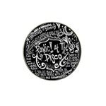 Panic ! At The Disco Lyric Quotes Hat Clip Ball Marker (4 pack)