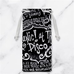 Panic ! At The Disco Lyric Quotes Jewelry Bag from ArtsNow.com Front