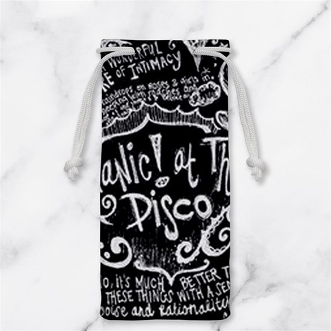 Panic ! At The Disco Lyric Quotes Jewelry Bag from ArtsNow.com Back