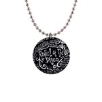Panic ! At The Disco Lyric Quotes 1  Button Necklace