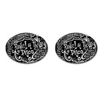 Panic ! At The Disco Lyric Quotes Cufflinks (Oval)
