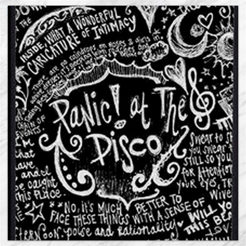 Panic ! At The Disco Lyric Quotes Canvas 16  x 16  from ArtsNow.com 15.2 x15.41  Canvas - 1