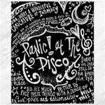Panic ! At The Disco Lyric Quotes Canvas 16  x 20 
