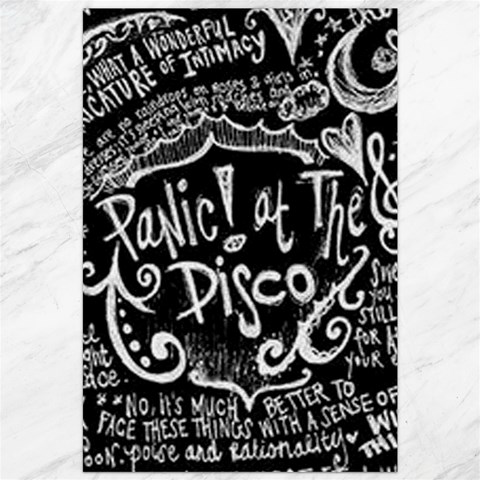 Panic ! At The Disco Lyric Quotes Canvas 20  x 30  from ArtsNow.com 19.62 x28.9  Canvas - 1