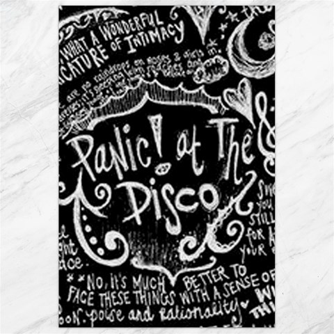 Panic ! At The Disco Lyric Quotes Canvas 24  x 36  from ArtsNow.com 23.35 x34.74  Canvas - 1