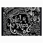Panic ! At The Disco Lyric Quotes Large Glasses Cloth (2 Sides)