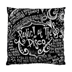 Panic ! At The Disco Lyric Quotes Standard Cushion Case (Two Sides) from ArtsNow.com Front