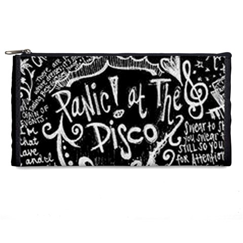 Panic ! At The Disco Lyric Quotes Pencil Case from ArtsNow.com Front