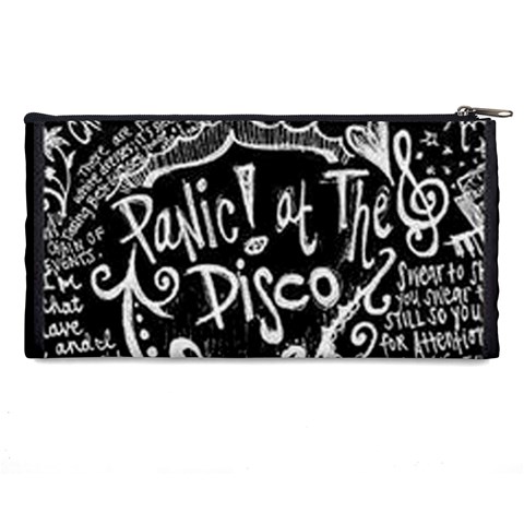 Panic ! At The Disco Lyric Quotes Pencil Case from ArtsNow.com Back