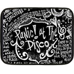 Panic ! At The Disco Lyric Quotes Double Sided Fleece Blanket (Mini)