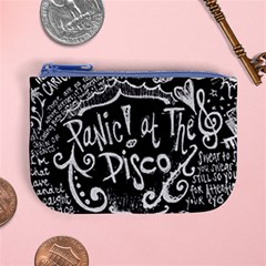 Panic ! At The Disco Lyric Quotes Mini Coin Purse from ArtsNow.com Front