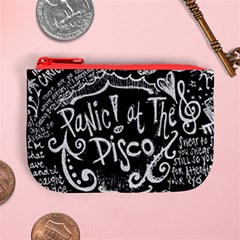 Panic ! At The Disco Lyric Quotes Mini Coin Purse from ArtsNow.com Front