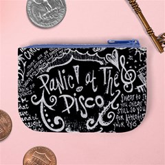 Panic ! At The Disco Lyric Quotes Mini Coin Purse from ArtsNow.com Back