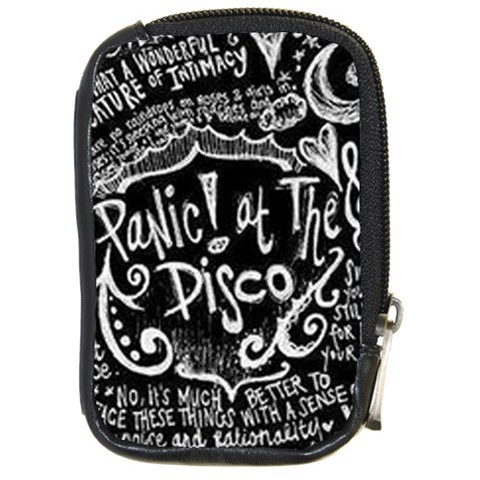 Panic ! At The Disco Lyric Quotes Compact Camera Leather Case from ArtsNow.com Front