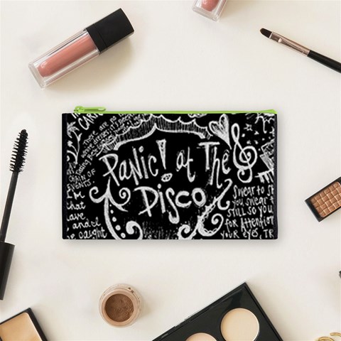 Panic ! At The Disco Lyric Quotes Cosmetic Bag (Small) from ArtsNow.com Front