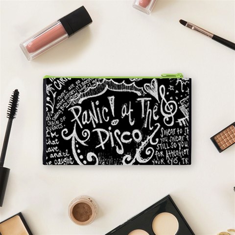 Panic ! At The Disco Lyric Quotes Cosmetic Bag (Small) from ArtsNow.com Back