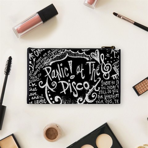 Panic ! At The Disco Lyric Quotes Cosmetic Bag (Small) from ArtsNow.com Back