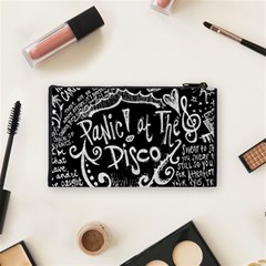 Panic ! At The Disco Lyric Quotes Cosmetic Bag (Small) from ArtsNow.com Back