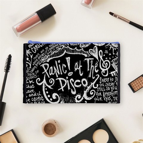 Panic ! At The Disco Lyric Quotes Cosmetic Bag (Medium) from ArtsNow.com Front