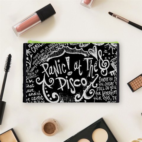 Panic ! At The Disco Lyric Quotes Cosmetic Bag (Medium) from ArtsNow.com Front