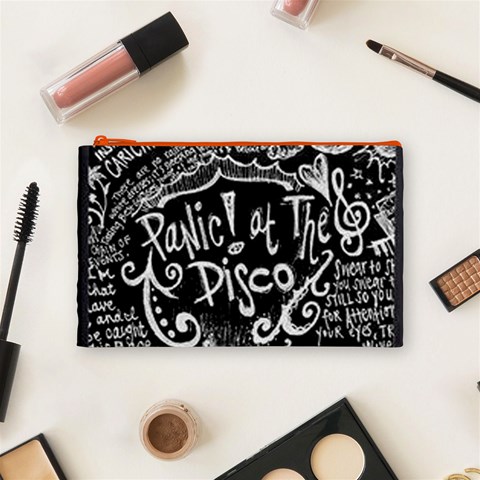 Panic ! At The Disco Lyric Quotes Cosmetic Bag (Medium) from ArtsNow.com Front