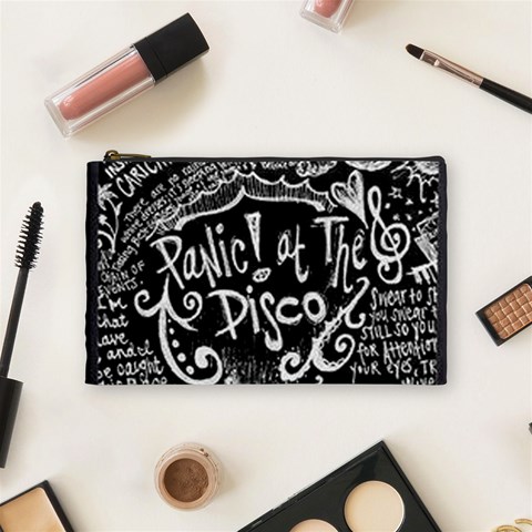 Panic ! At The Disco Lyric Quotes Cosmetic Bag (Medium) from ArtsNow.com Front