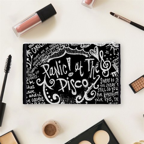 Panic ! At The Disco Lyric Quotes Cosmetic Bag (Medium) from ArtsNow.com Back