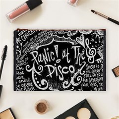 Panic ! At The Disco Lyric Quotes Cosmetic Bag (Large) from ArtsNow.com Front