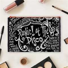 Panic ! At The Disco Lyric Quotes Cosmetic Bag (Large) from ArtsNow.com Front