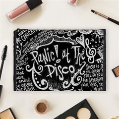 Panic ! At The Disco Lyric Quotes Cosmetic Bag (Large) from ArtsNow.com Front