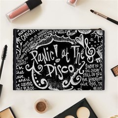 Panic ! At The Disco Lyric Quotes Cosmetic Bag (Large) from ArtsNow.com Back