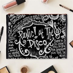 Panic ! At The Disco Lyric Quotes Cosmetic Bag (XL) from ArtsNow.com Front