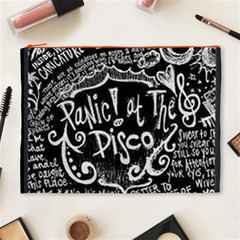 Panic ! At The Disco Lyric Quotes Cosmetic Bag (XL) from ArtsNow.com Front
